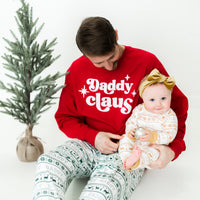 Adult Holiday Knit Stripe Pajamas (Straight Leg)