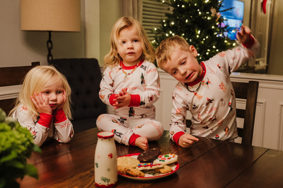 Christmas Puppies Pajamas – Kids Christmas Pajamas | Cozy Holiday Nightwear
