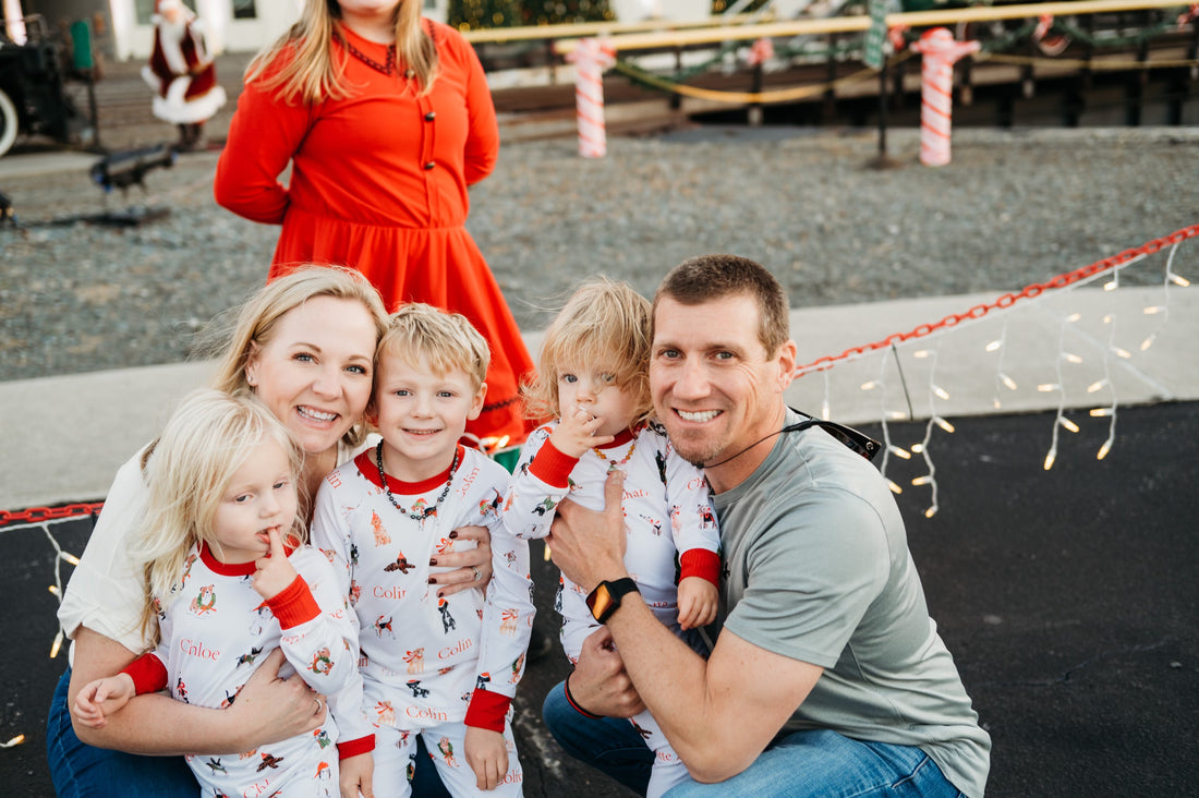 Christmas Puppies Pajamas – Kids Christmas Pajamas | Cozy Holiday Nightwear