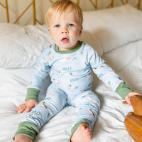 Personalized Mallard Duck Pajamas for Boys (3 months to kids 14)