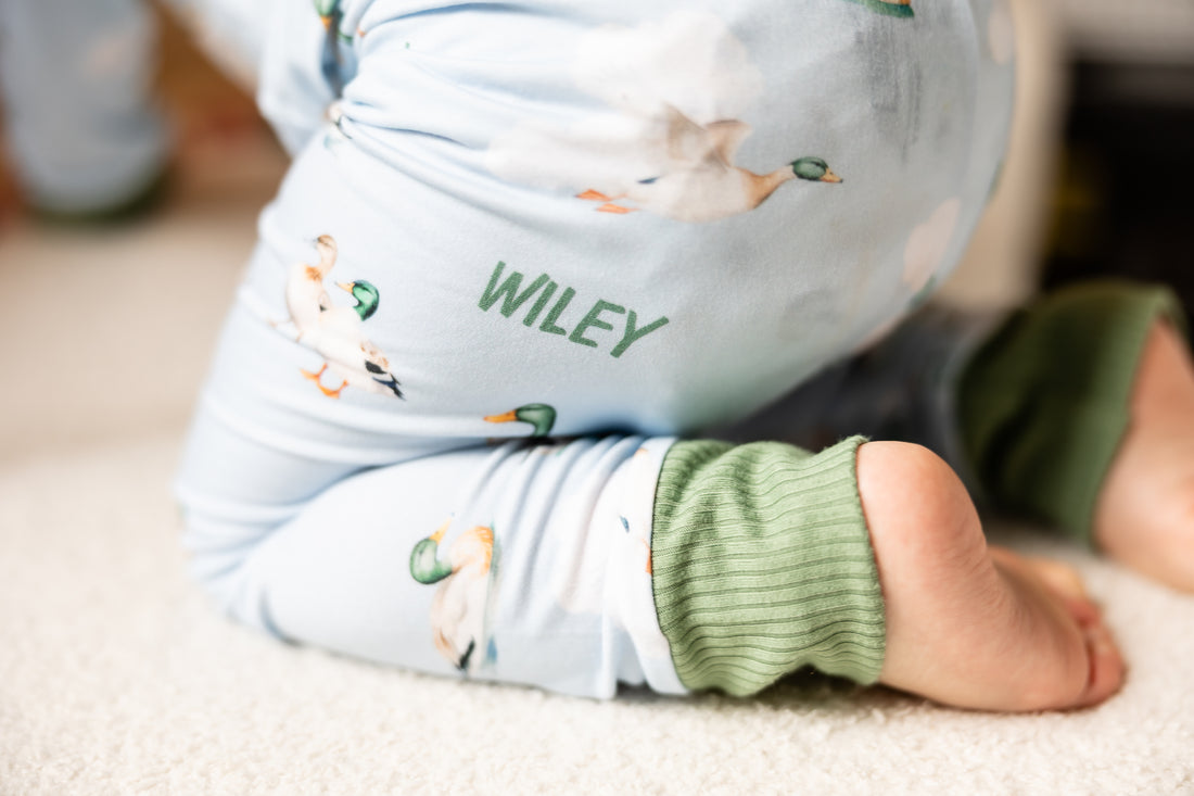 Personalized Mallard Duck Pajamas for Boys (3 months to kids 14)