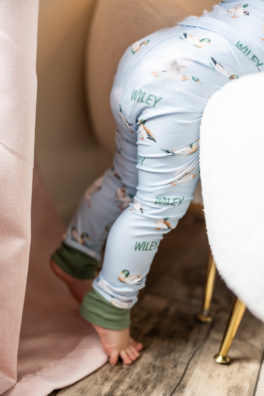 Personalized Mallard Duck Pajamas for Boys (3 months to kids 14)