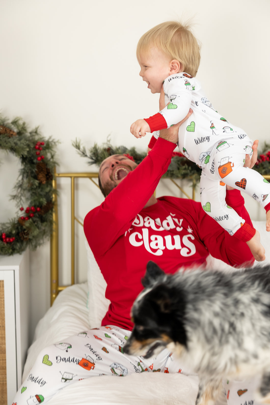 Adult Marshmallow Christmas Family Matching Pajamas