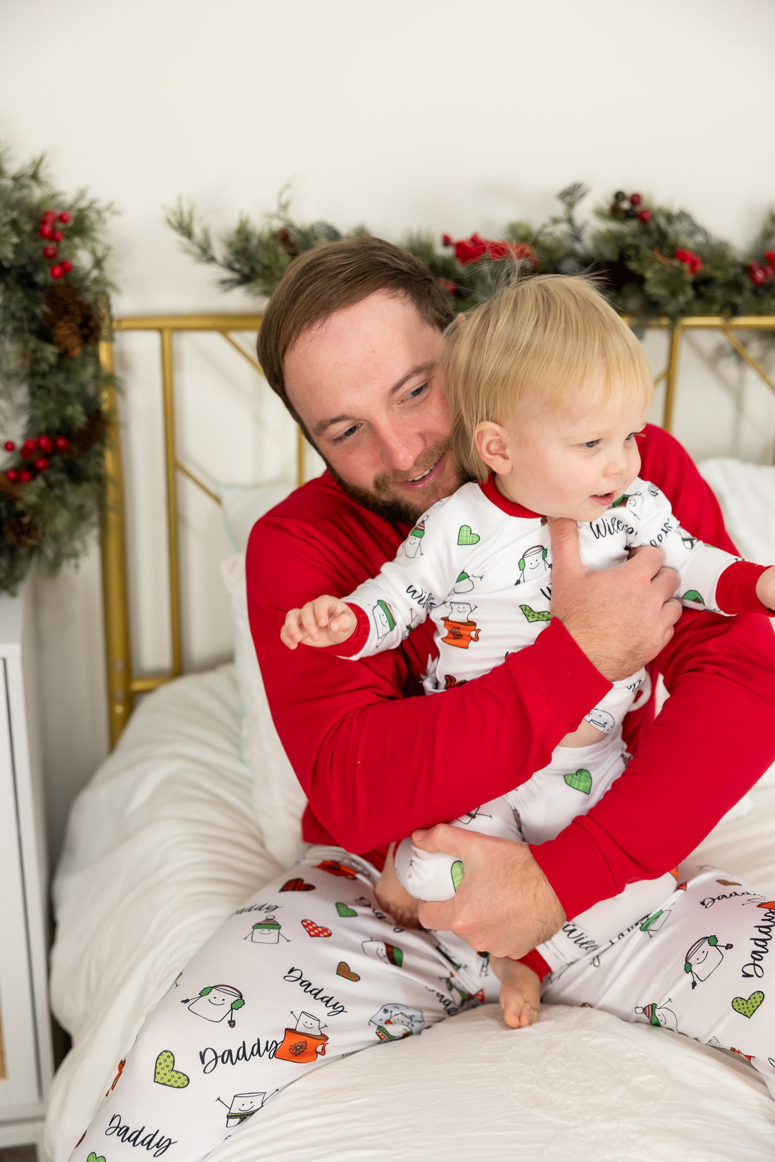 Adult Marshmallow Christmas Family Matching Pajamas