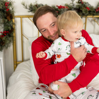 Adult Marshmallow Christmas Family Matching Pajamas