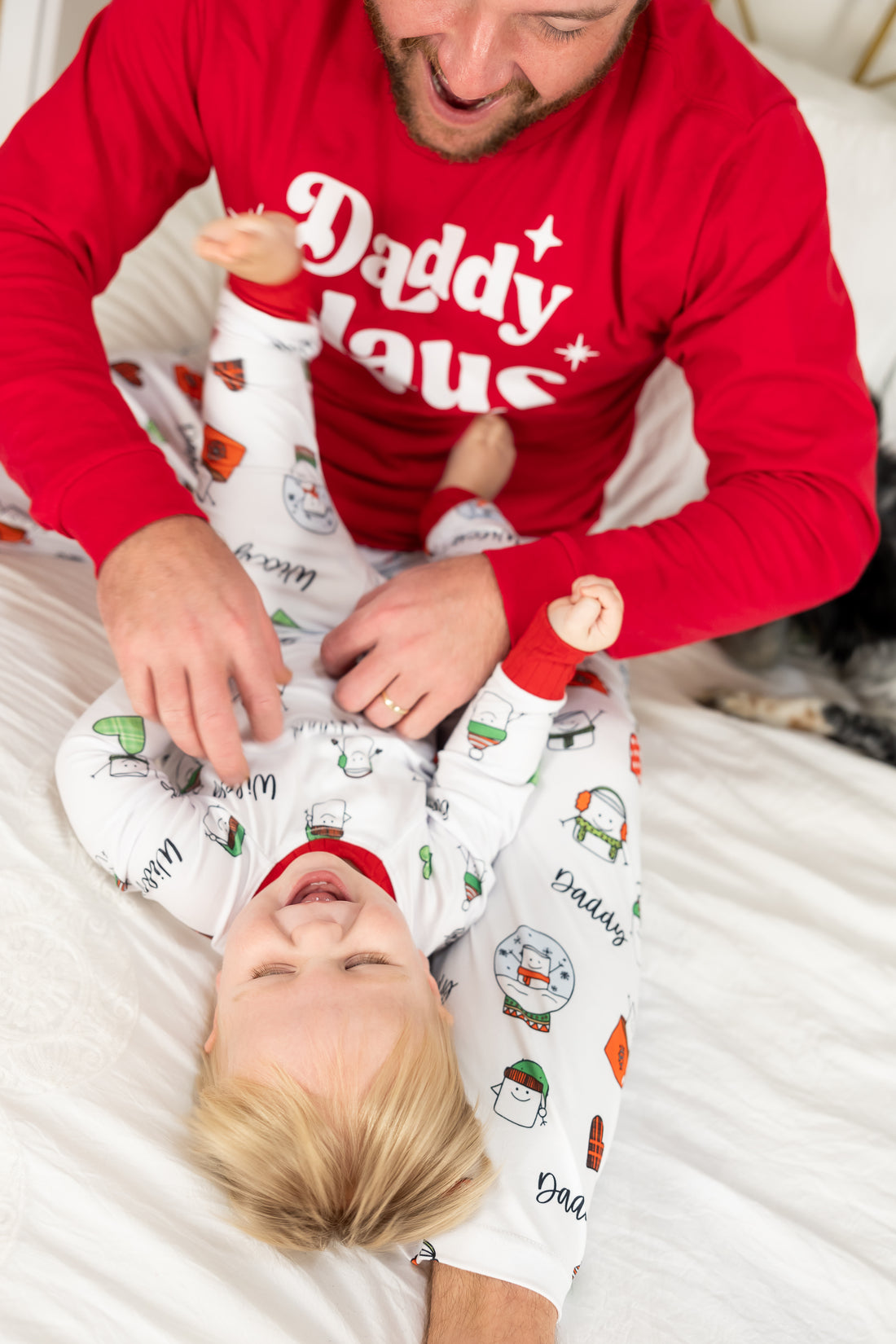 Adult Marshmallow Christmas Family Matching Pajamas