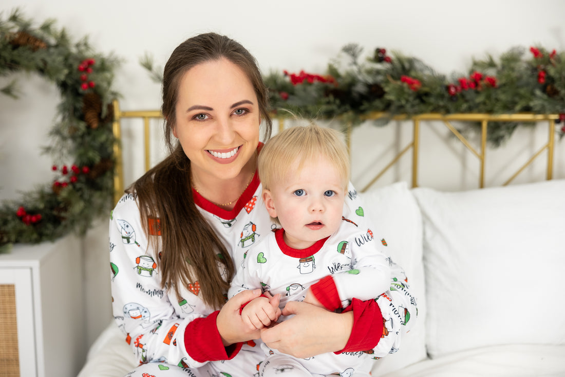 Adult Marshmallow Christmas Family Matching Pajamas