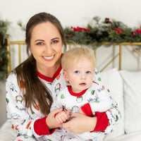 Adult Marshmallow Christmas Family Matching Pajamas