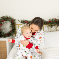 Personalized Christmas Pajamas – Marshmallow Christmas Print Family Matching Pajama Set