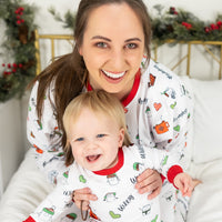 Personalized Christmas Pajamas – Marshmallow Christmas Print Family Matching Pajama Set