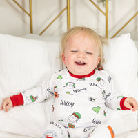 Personalized Christmas Pajamas – Marshmallow Christmas Print Family Matching Pajama Set