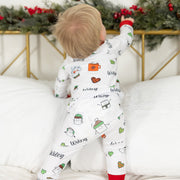 Marshmallow Christmas Personalized Family Pajamas | Kid Sizes 3 Months-14