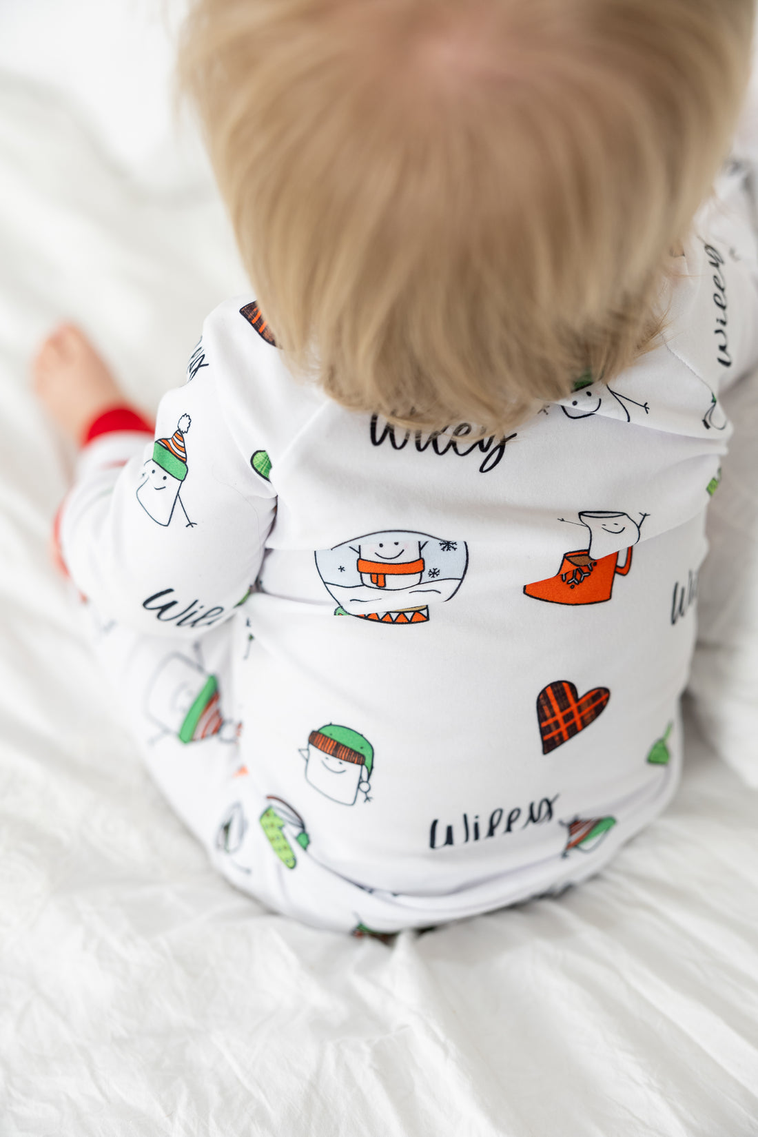 Personalized Christmas Pajamas – Marshmallow Christmas Print Family Matching Pajama Set