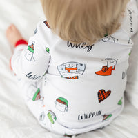 Personalized Christmas Pajamas – Marshmallow Christmas Print Family Matching Pajama Set