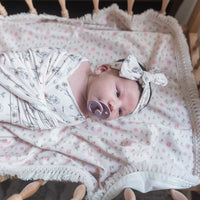Stretchy Swaddle Blanket - Soft Baby Wrap With Custom Prints | Easy Swaddling Blanket