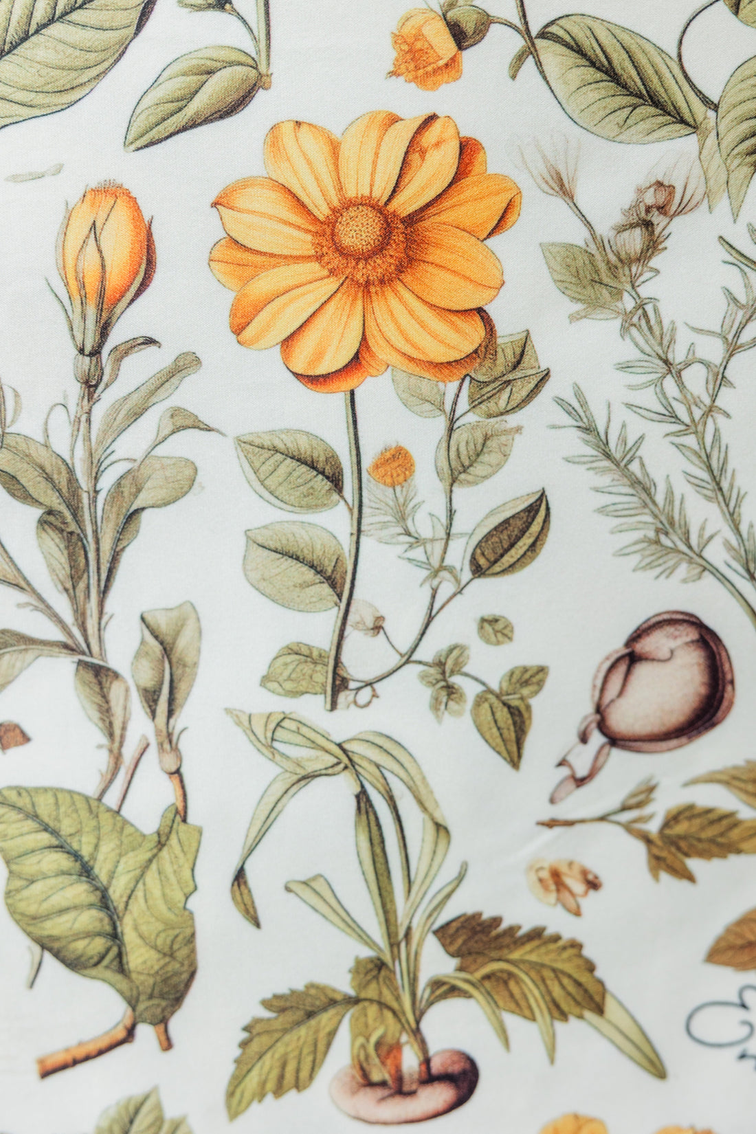Harvest Floral Personalized Stretchy Swaddle Blanket