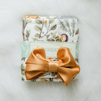 Harvest Floral Personalized Stretchy Swaddle Blanket