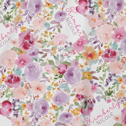 Amelia's Pink Floral Stretchy Swaddle