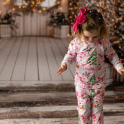 Pink Santa Pajamas | Cozy Christmas Pajamas for Kids