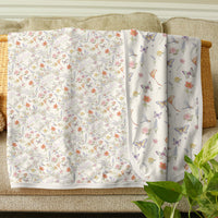 Personalized Baby Swaddle – Floral Baby Blanket | Bailey Floral Soft Breathable Fabric Wrap