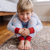 Personalized Baseball Pajamas – Soft Stretch Fabric Kids Sleepwear by AGreatBaby
