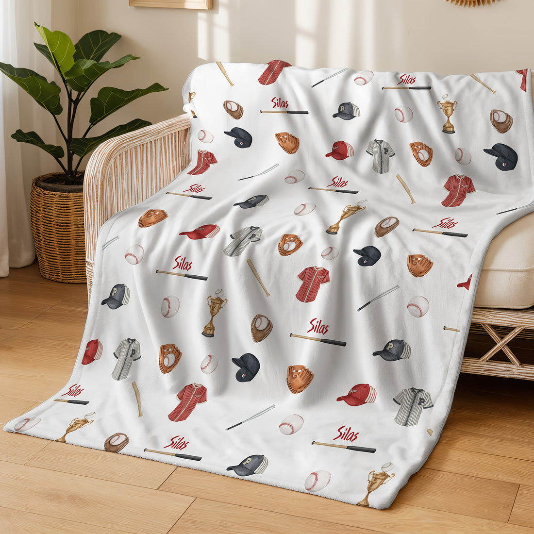 Minky Toddler Blanket – Personalized Double Sided Blanket With Cozy Plush Fabric