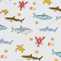 Beach Bum Pajamas  - Short or Long Sleeve (3 months to kids 14)