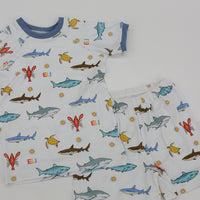 Beach Bum Pajamas  - Short or Long Sleeve (3 months to kids 14)