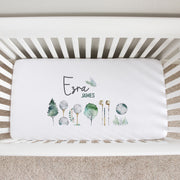 Golf Day Personalized Custom Crib Sheet