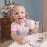 Heirloom Bows Pink Birthday Girl Pajamas - Short or Long Sleeve (3 months to kids 14)