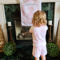 Heirloom Bows Pink Birthday Girl Pajamas - Short or Long Sleeve (3 months to kids 14)