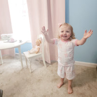 Heirloom Bows Pink Birthday Girl Pajamas - Short or Long Sleeve (3 months to kids 14)