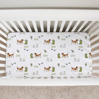Personalized Crib Sheets – Soft Baby Crib Sheets With Vibrant Nursery Prints
