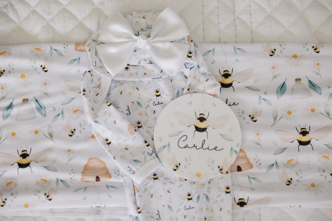 Bee's Knees Knotted Baby Gown