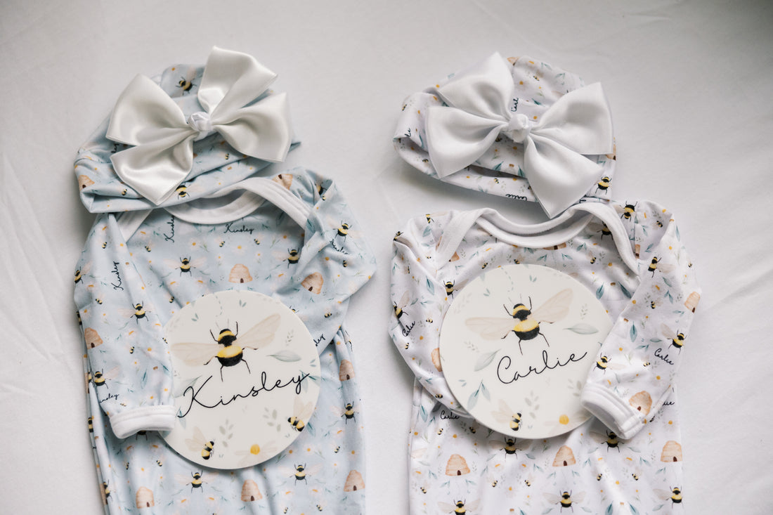 Bee's Knees Knotted Baby Gown
