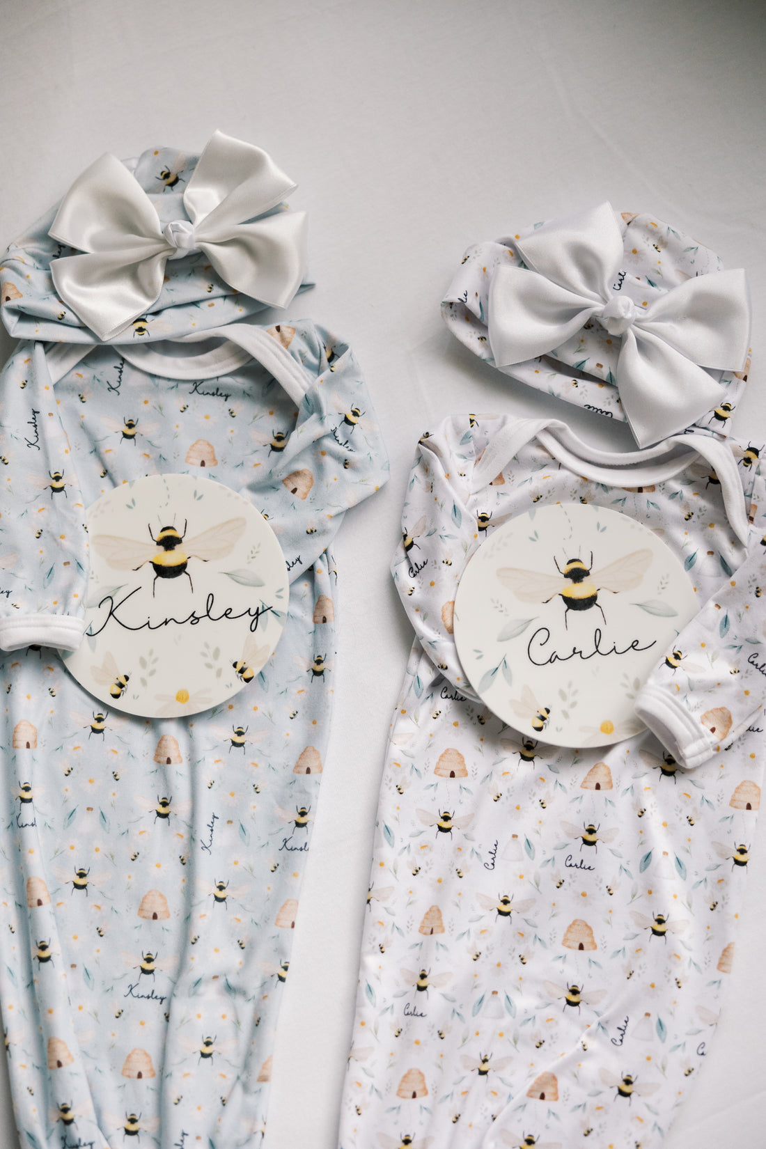 Bee's Knees Knotted Baby Gown