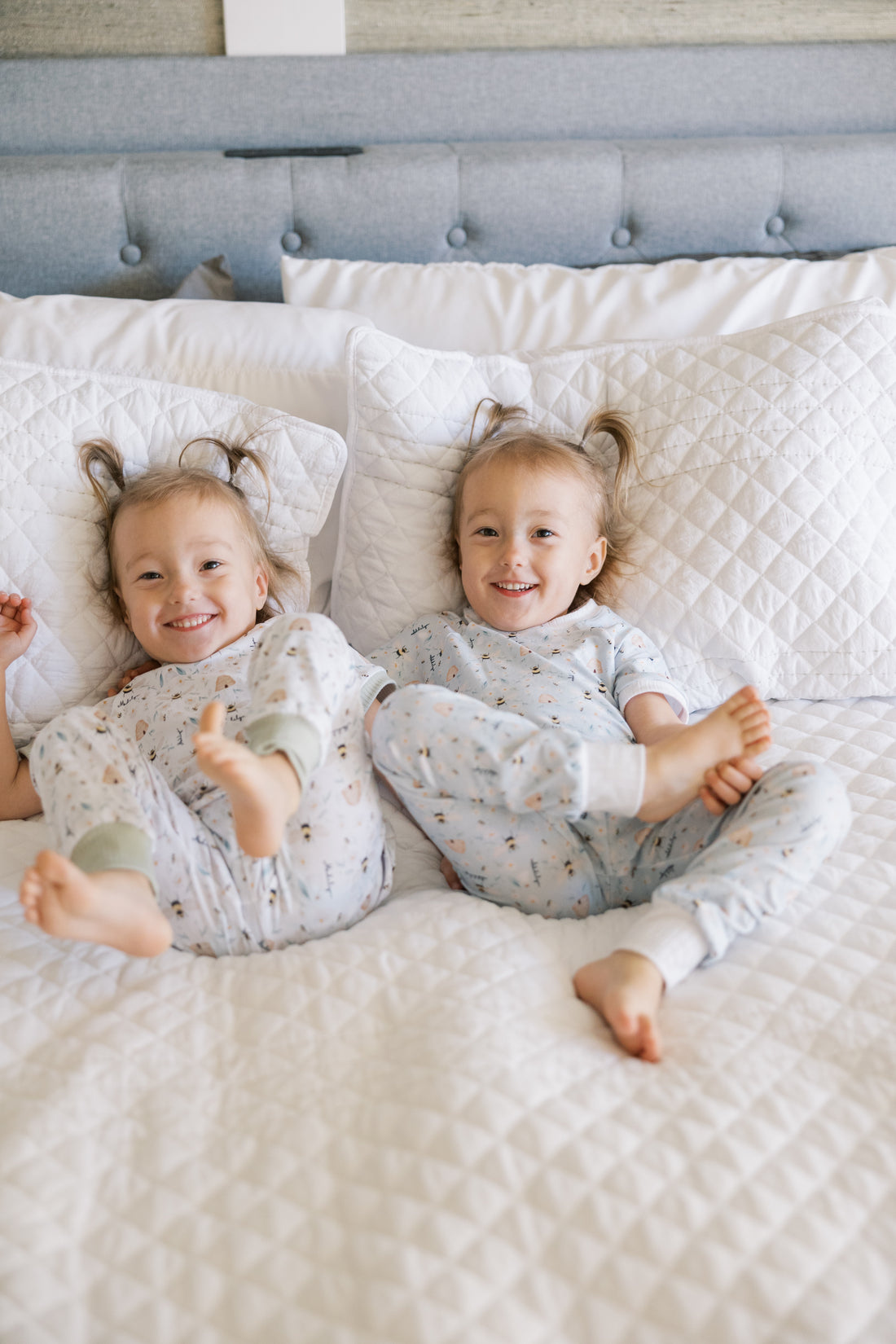 Bee's Knees Pajamas  - Short or Long Sleeve (3 months to kids 14)