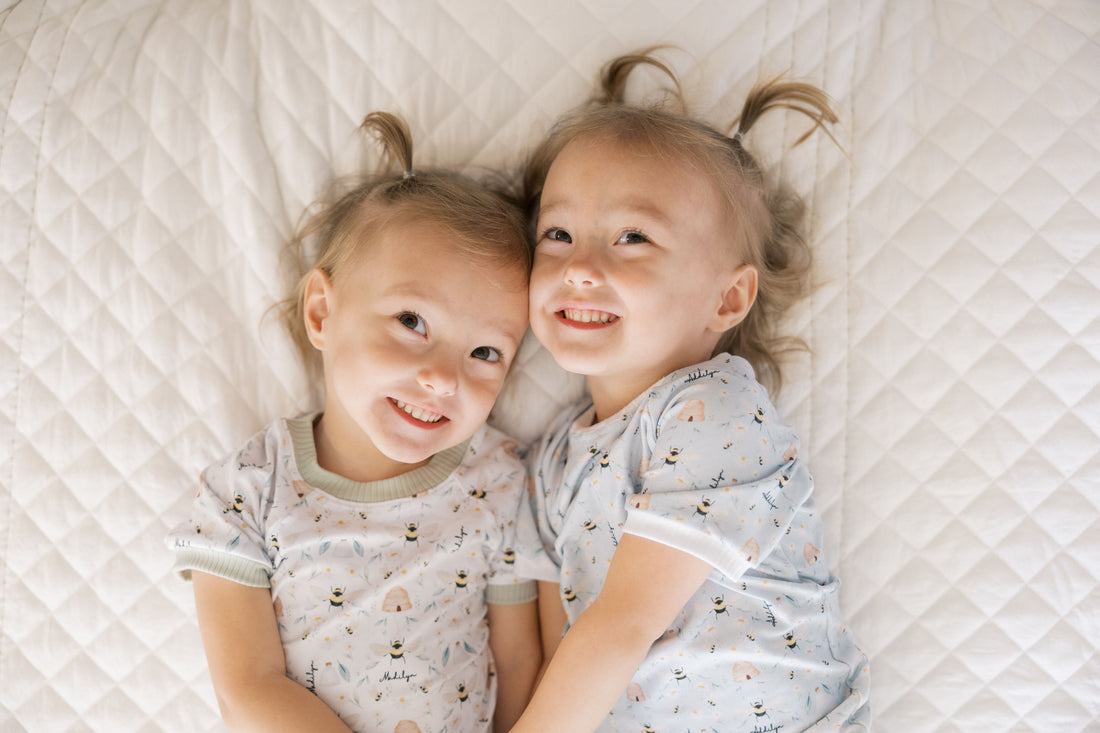 Bee's Knees Pajamas  - Short or Long Sleeve (3 months to kids 14)