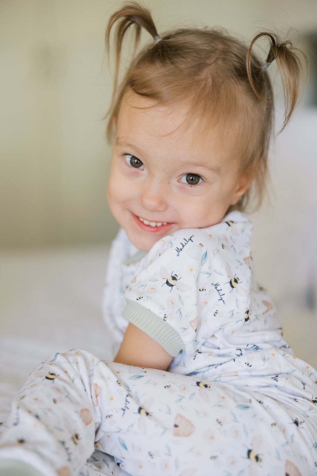 Bee's Knees Pajamas  - Short or Long Sleeve (3 months to kids 14)