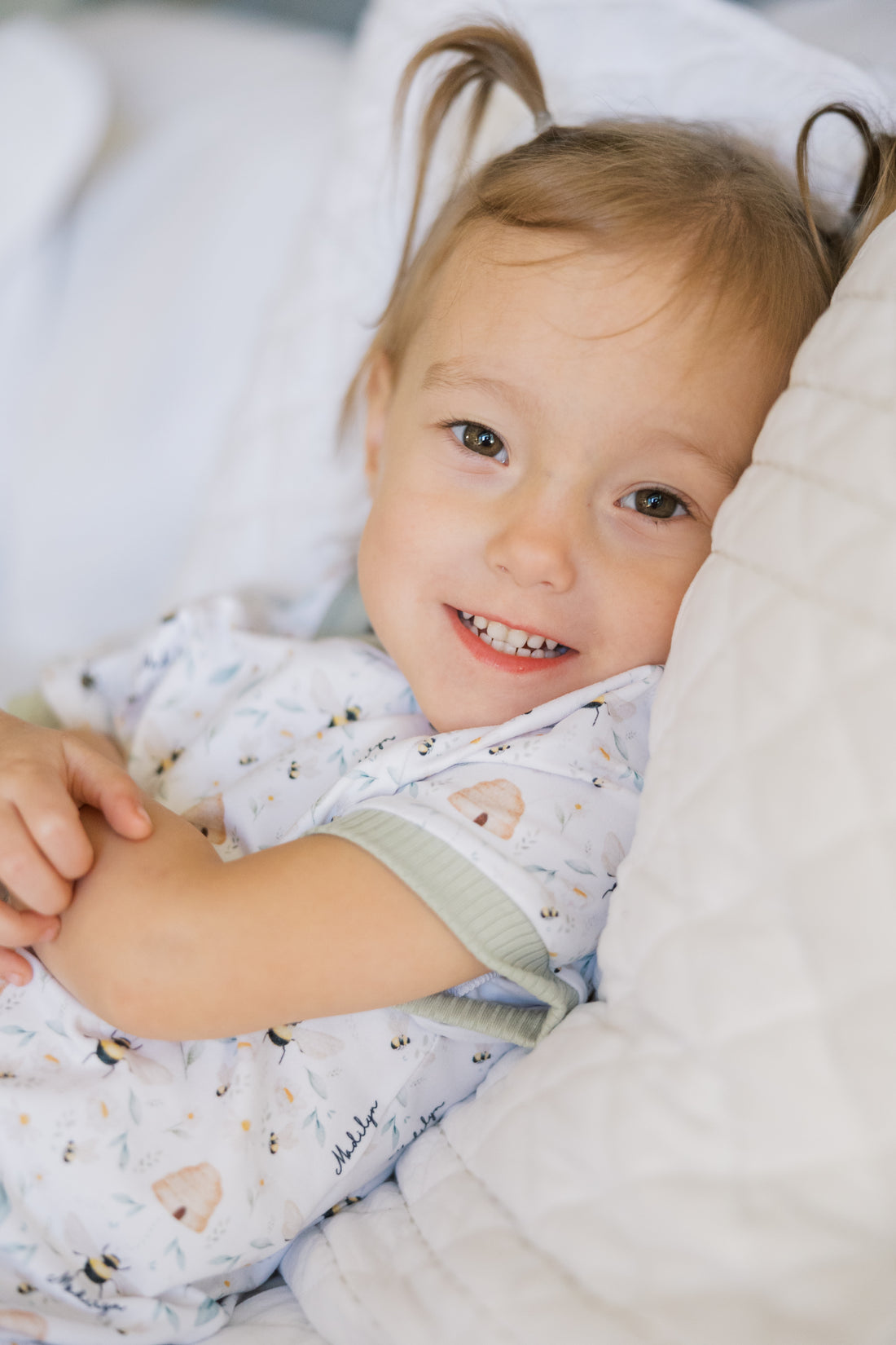Bee's Knees Pajamas  - Short or Long Sleeve (3 months to kids 14)