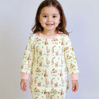 Personalized Easter Pajamas - Soft Jersey Kids Sleepwear With Bunny Print