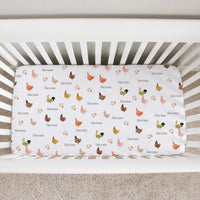 Personalized Crib Sheets – Soft Baby Crib Sheets With Vibrant Nursery Prints