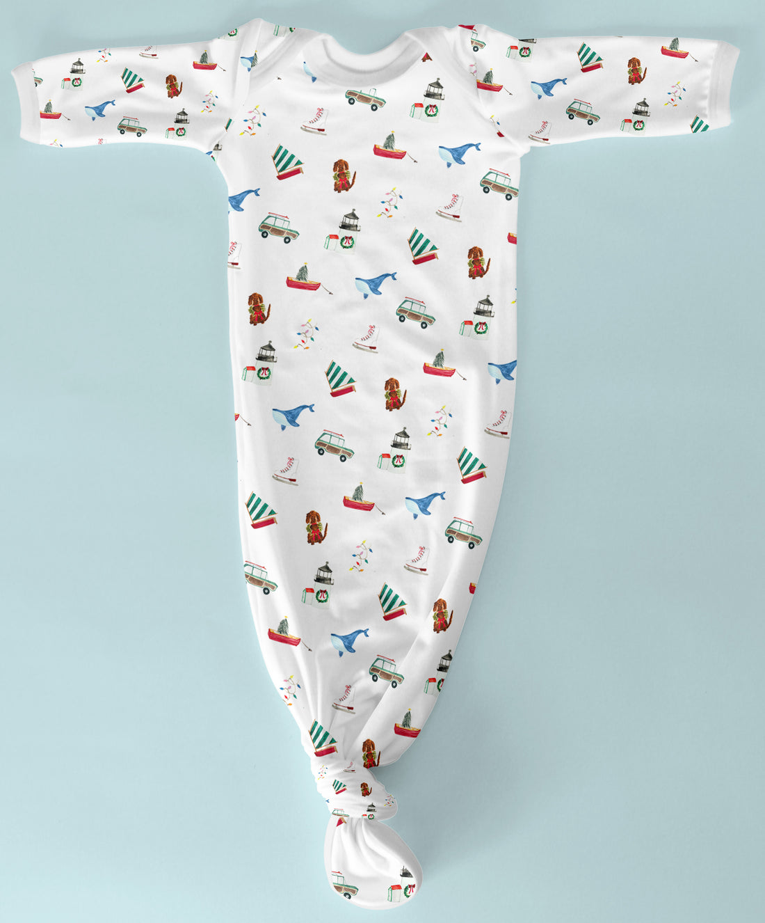 Alphabet Lux Baby Gown (4 Options)