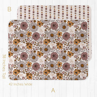 Courtney Floral Stretchy Swaddle