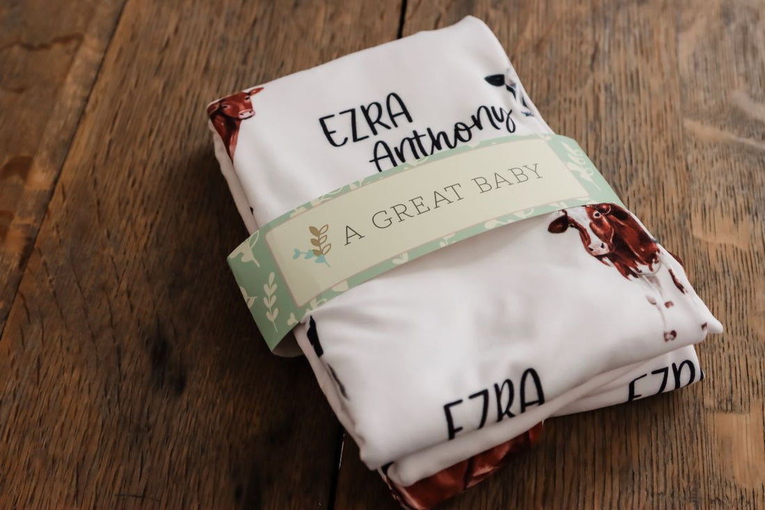Cow Stretchy Swaddle