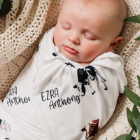 Cow Stretchy Swaddle