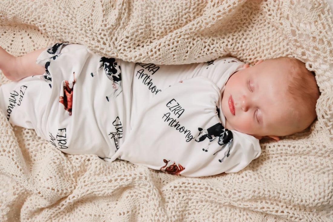 Cow Stretchy Swaddle