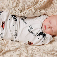 Cow Stretchy Swaddle