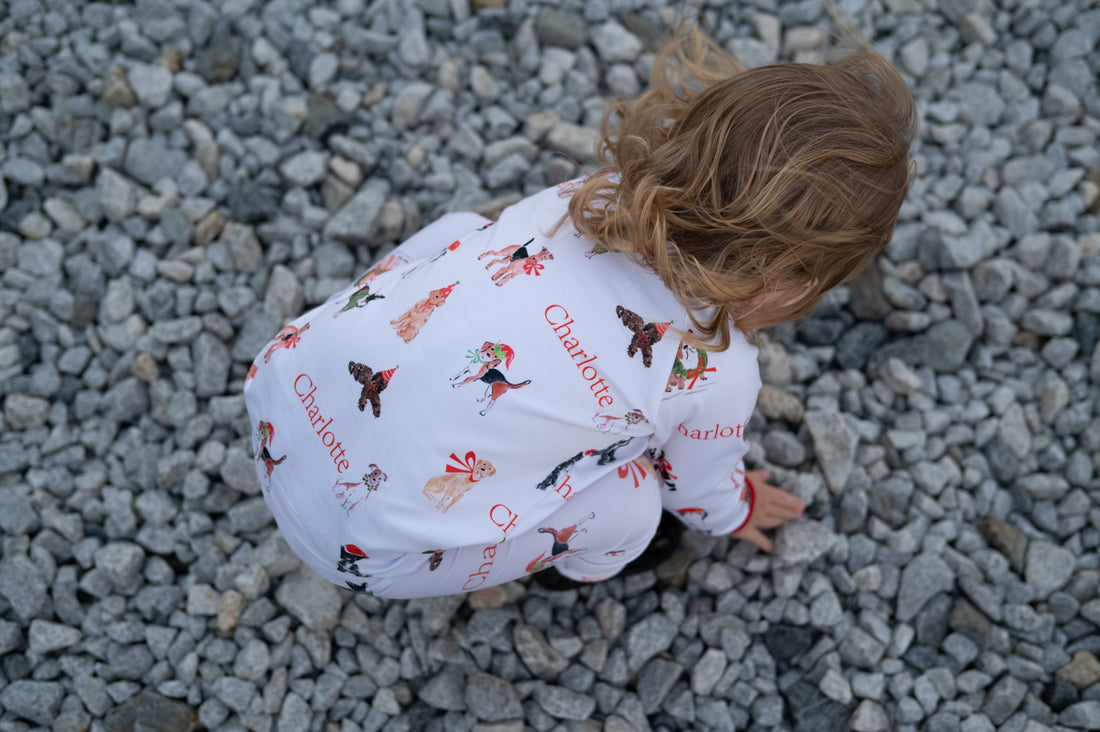 Christmas Puppies Pajamas – Kids Christmas Pajamas | Cozy Holiday Nightwear