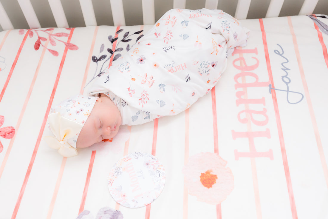 Harper Jane Personalized Custom Crib Sheet